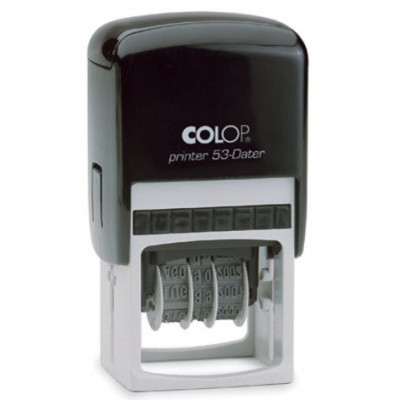 Colop Printer53-Dater Датер со свободным полем 45х30мм черный месяц буквами 