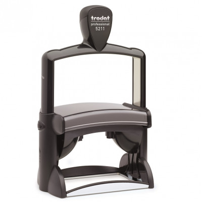 Trodat 5211 professional металлическая оснастка для штампа 85х55мм подушка черная